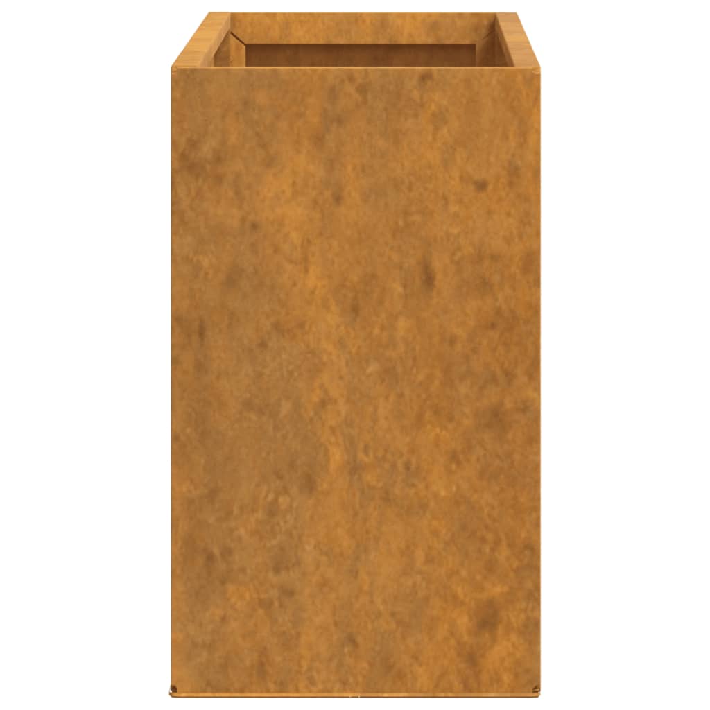 Jardineras De Pared 2 Uds Acero Corten Oxidado 53X10X17 Cm