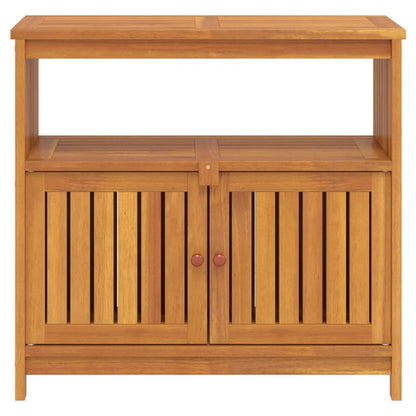 Mesa Consola De Jardín Madera Maciza Acacia