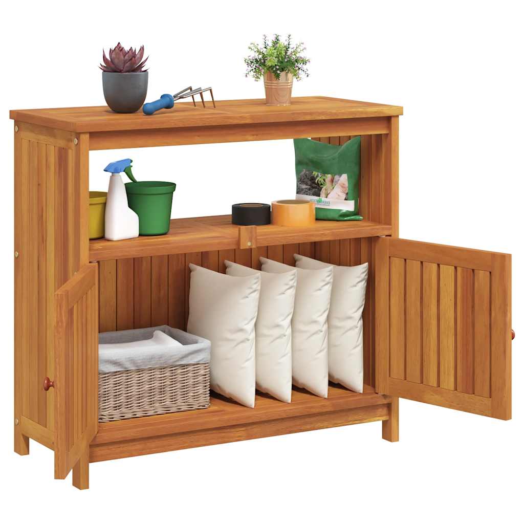 Mesa Consola De Jardín Madera Maciza Acacia