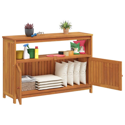 Mesa Consola De Jardín Madera Maciza Acacia