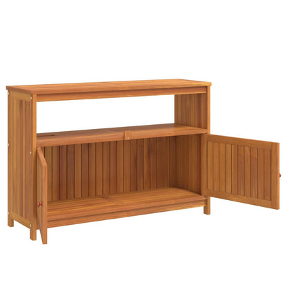 Mesa Consola De Jardín Madera Maciza Acacia