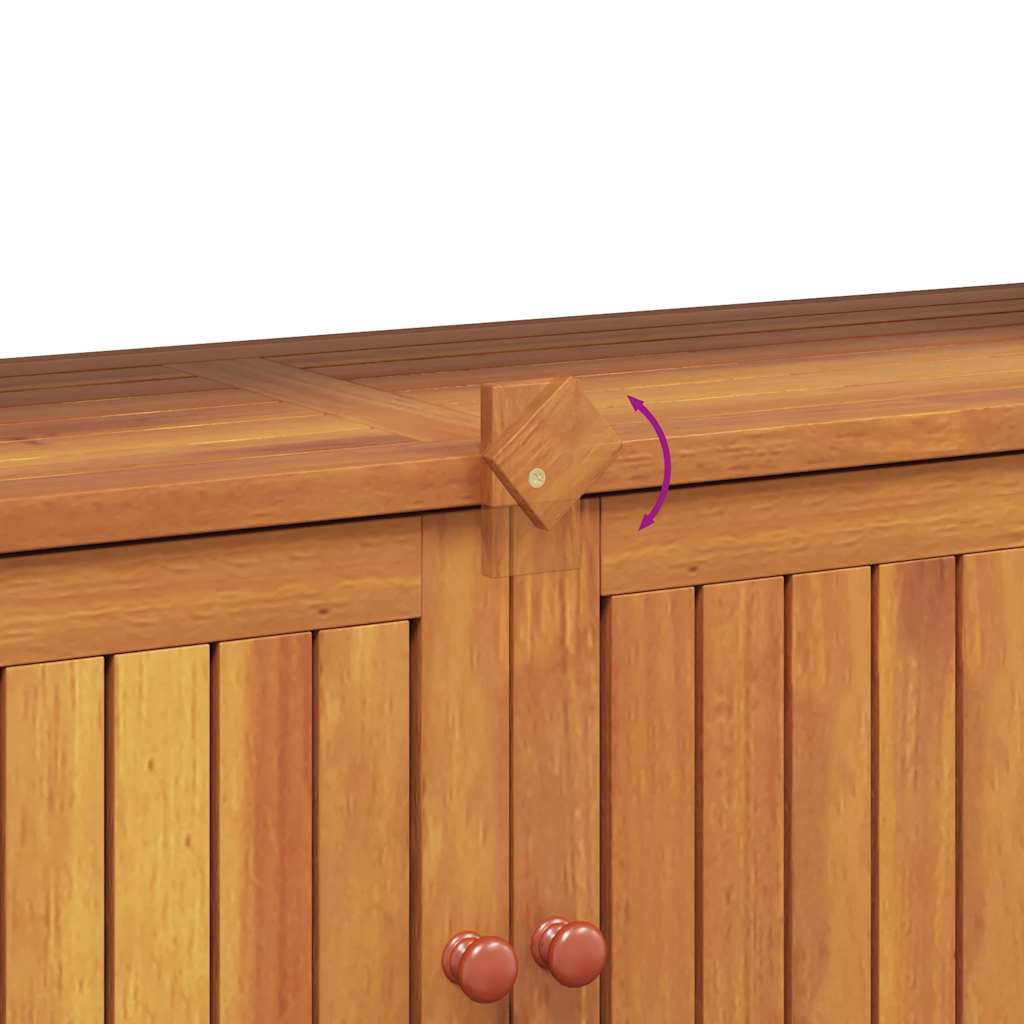 Mesa Consola De Jardín Madera Maciza Acacia