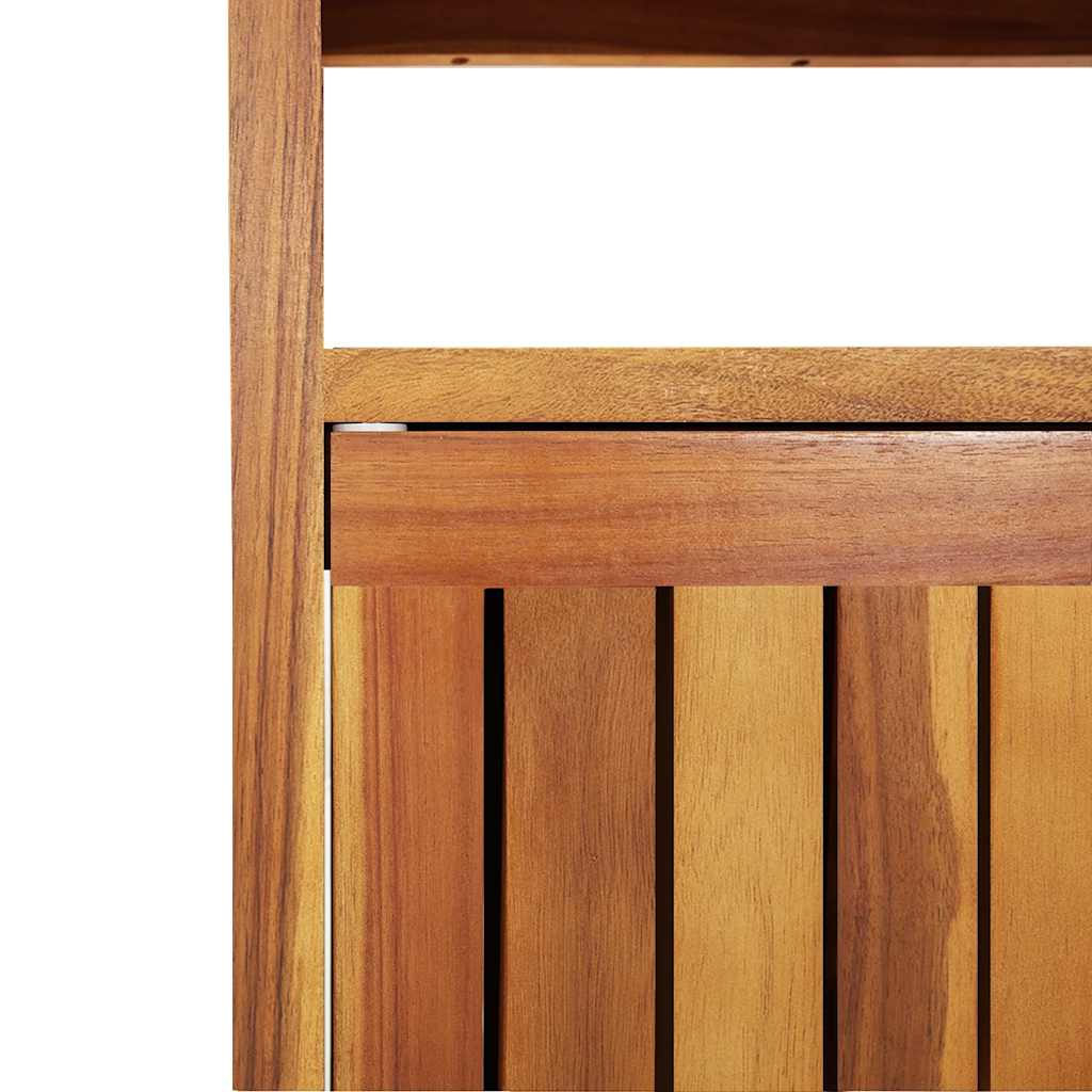Mesa Consola De Jardín Madera Maciza Acacia