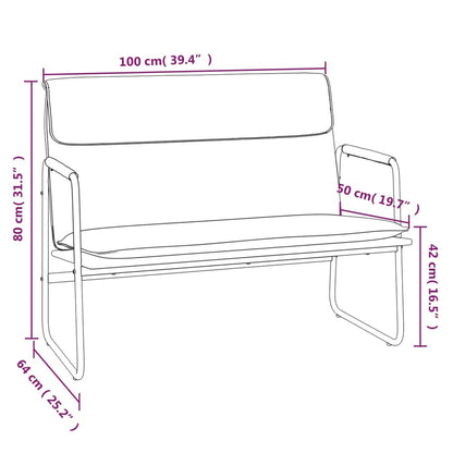 Banco De Tela 100X64X80 Cm