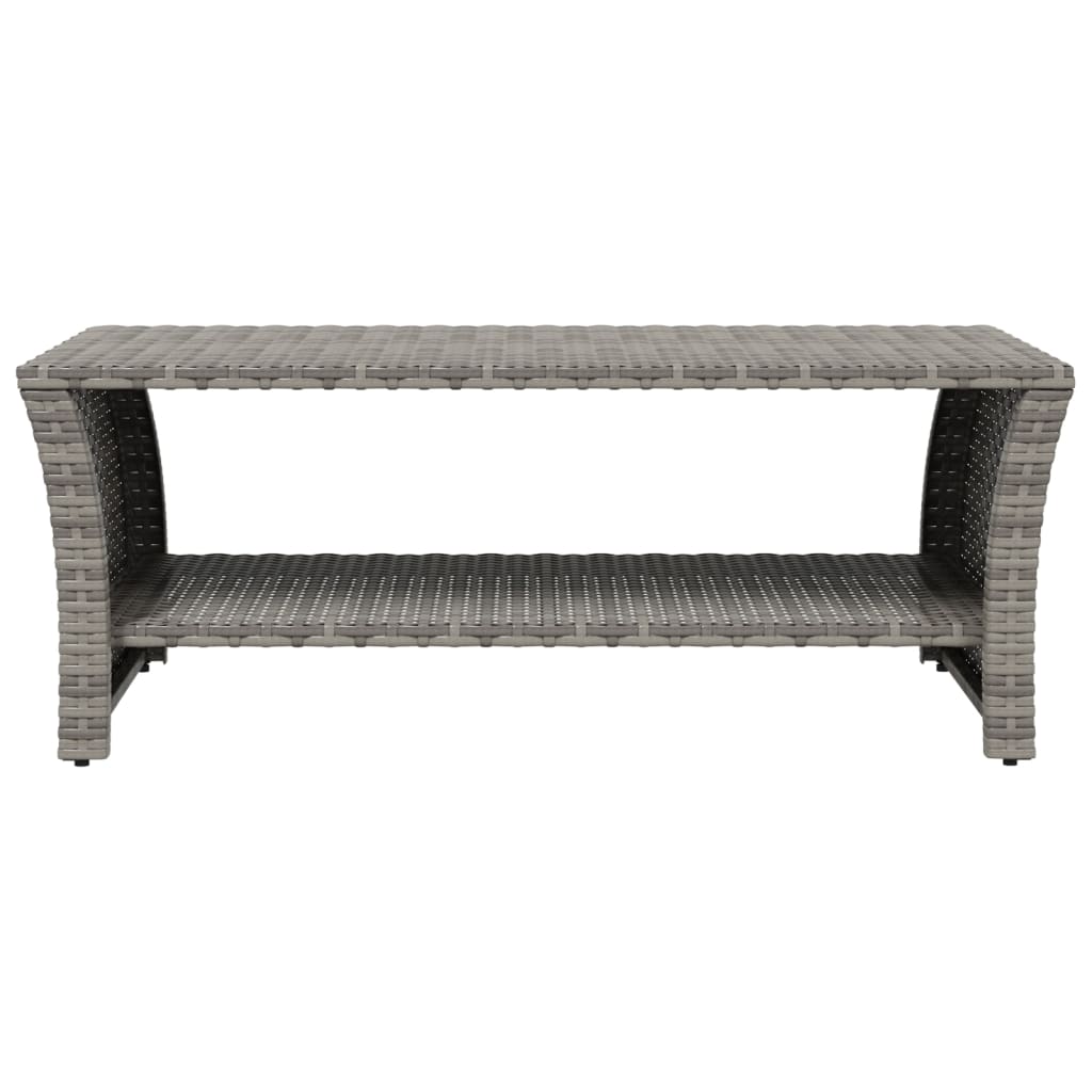 Mesa De Centro Ratán Sintético 100X50X40 Cm