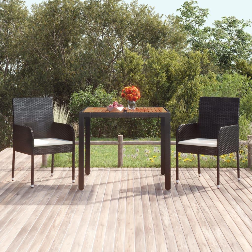 Mesa De Jardín Ratán Pe