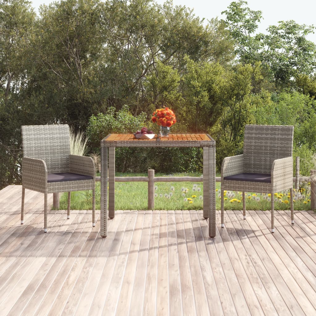 Mesa De Jardín Ratán Pe