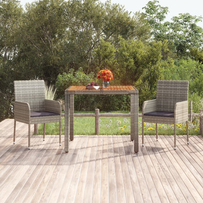 Mesa De Jardín Ratán Pe