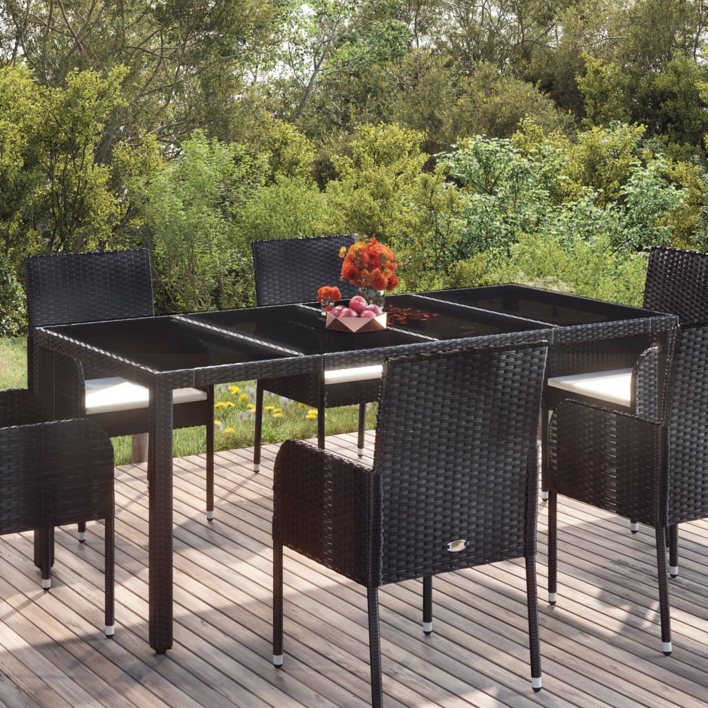 Mesa De Jardín Ratán Pe