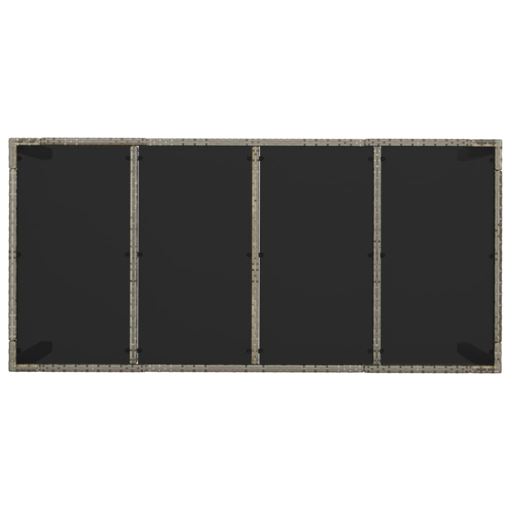 Mesa De Jardín Ratán Pe