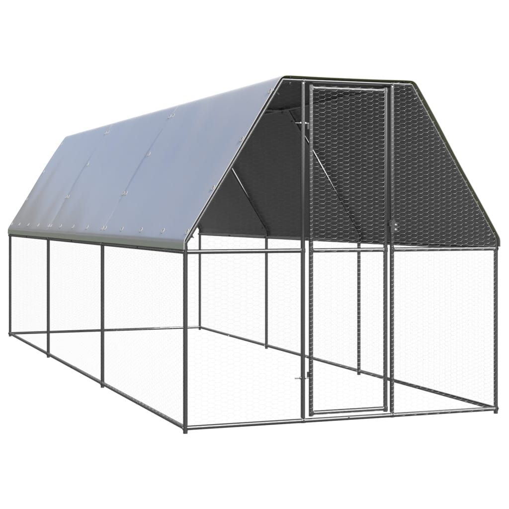 Jaula Gallinero De Exterior De Acero Galvanizado