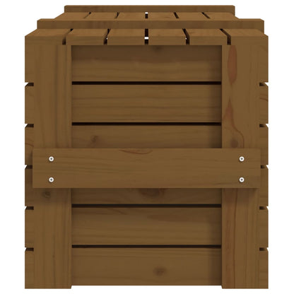 Caja Almacenaje Madera Maciza Pino 91X40,5X42 Cm