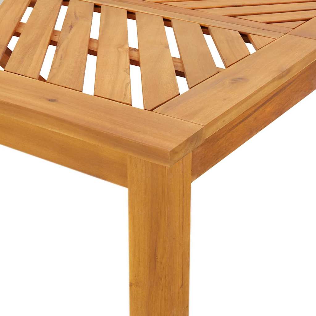 Conjunto De Comedor De Jardín 9 Pcs Marrón