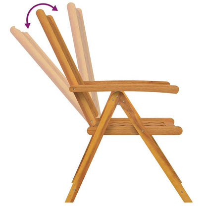 Conjunto De Comedor De Jardín 9 Pcs Marrón