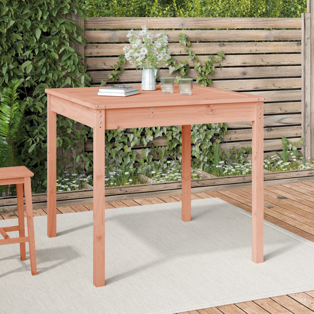 Mesa De Jardín Madera Maciza De Pino 159,5X82,5X76 Cm