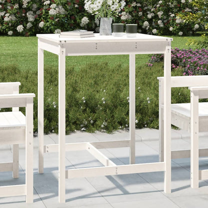 Mesa De Jardín Madera Maciza 159,5X82,5X110 Cm