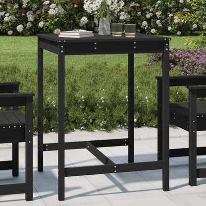 Mesa De Jardín Madera Maciza 159,5X82,5X110 Cm