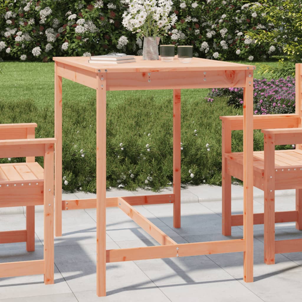 Mesa De Jardín Madera Maciza 159,5X82,5X110 Cm