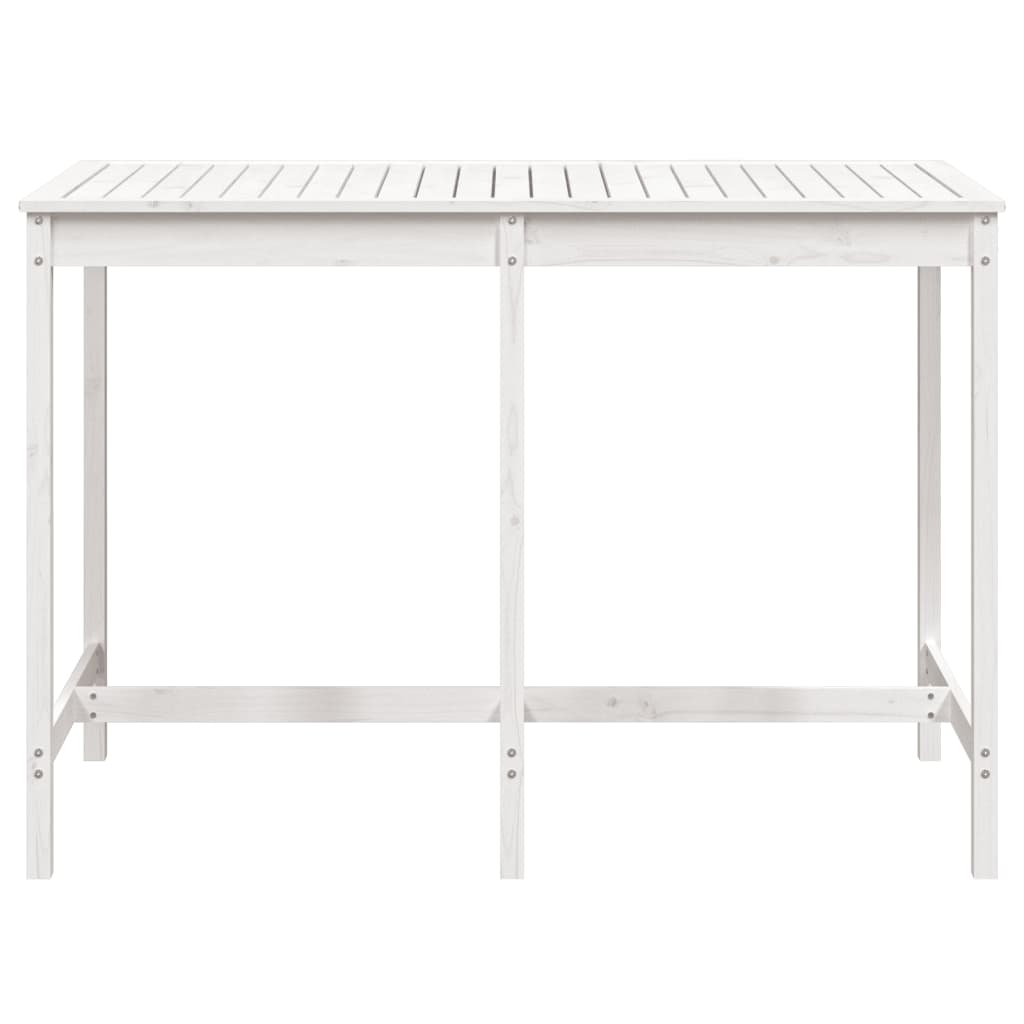 Mesa De Jardín Madera Maciza 159,5X82,5X110 Cm