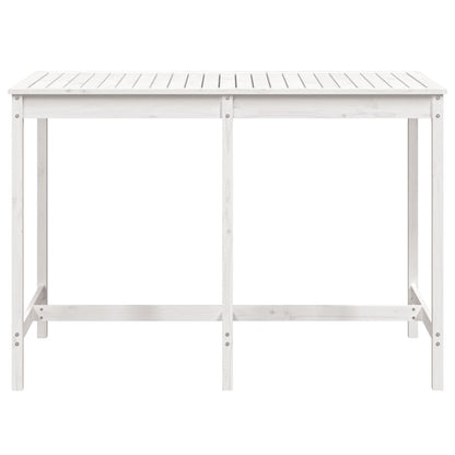 Mesa De Jardín Madera Maciza 159,5X82,5X110 Cm
