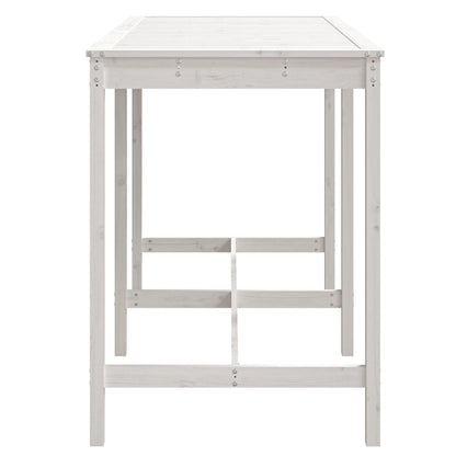 Mesa De Jardín Madera Maciza 159,5X82,5X110 Cm