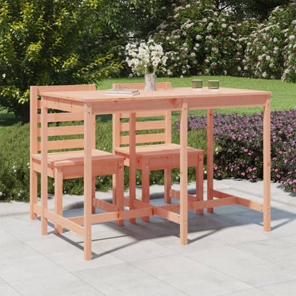 Mesa De Jardín Madera Maciza 159,5X82,5X110 Cm