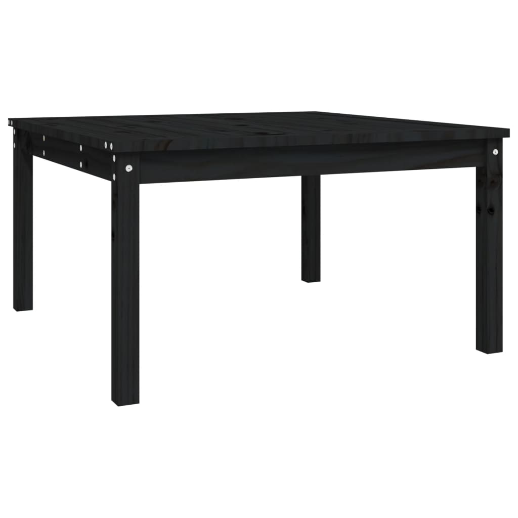 Mesa De Jardín Madera Maciza 82,5X82,5X45 Cm