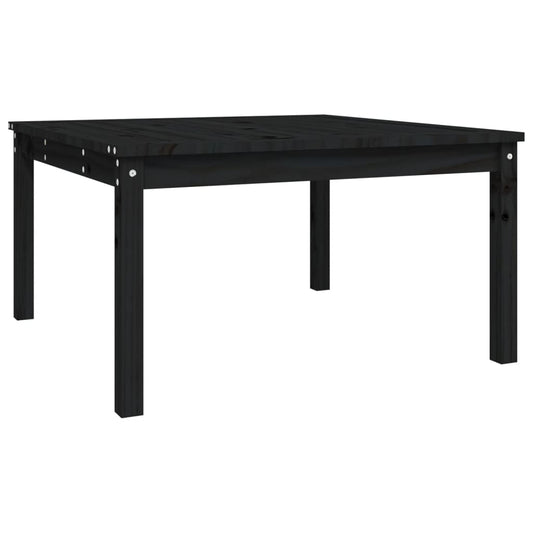 Mesa De Jardín Madera Maciza 82,5X82,5X45 Cm