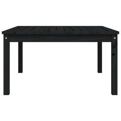 Mesa De Jardín Madera Maciza 82,5X82,5X45 Cm