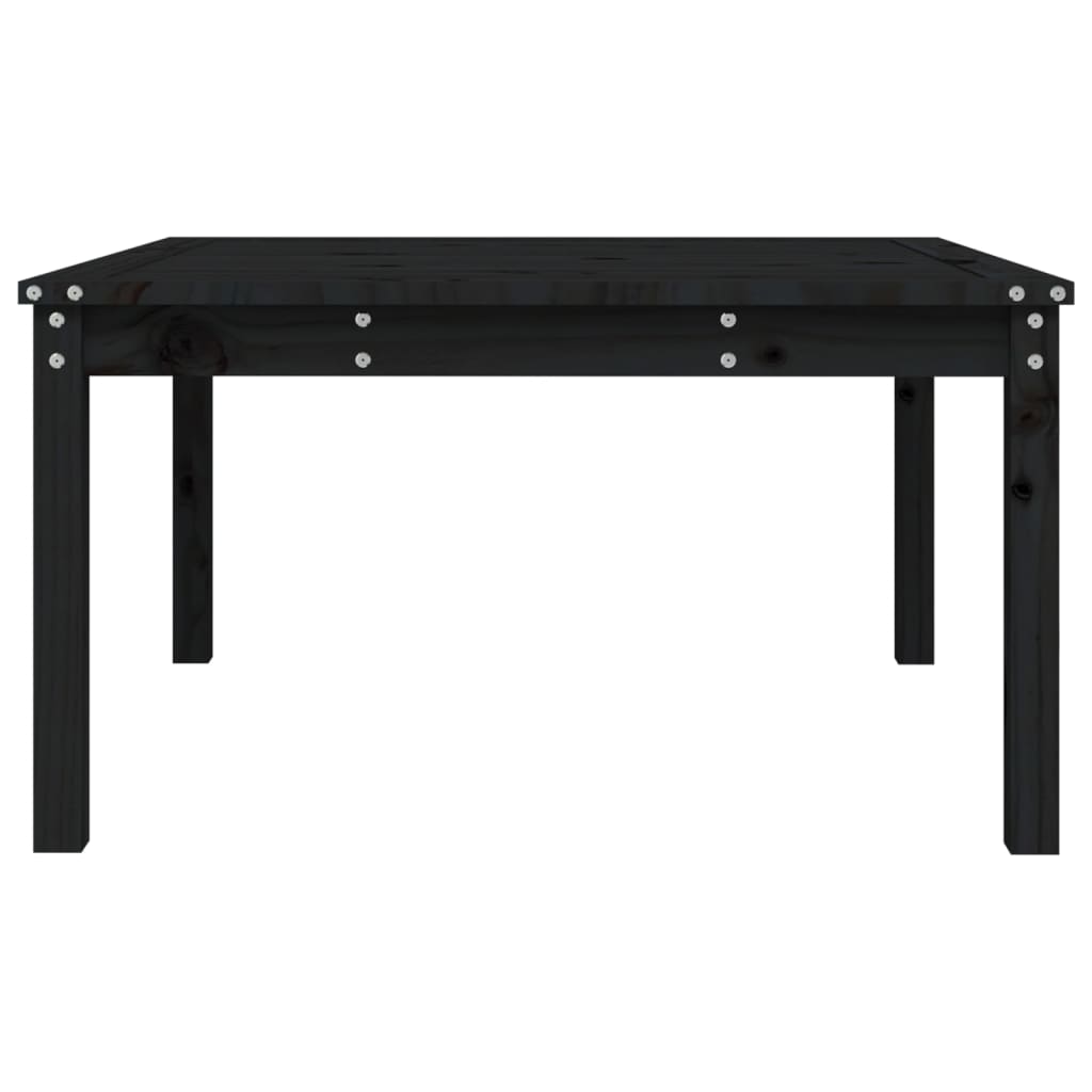 Mesa De Jardín Madera Maciza 82,5X82,5X45 Cm