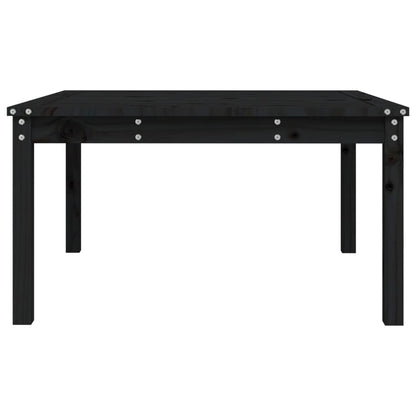 Mesa De Jardín Madera Maciza 82,5X82,5X45 Cm