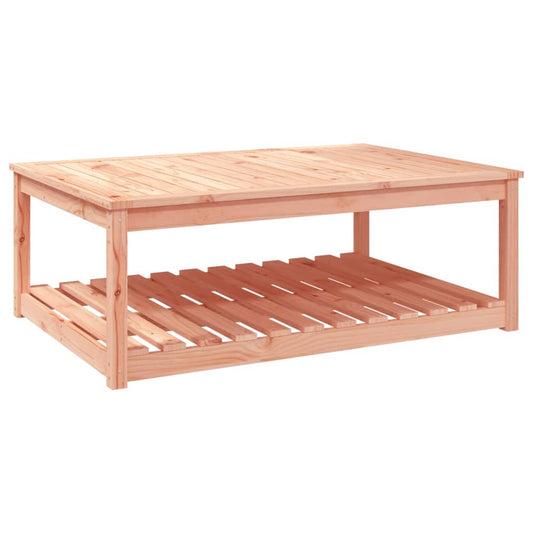 Mesa De Jardín Madera Maciza Abeto De Douglas 121X82,5X45 Cm