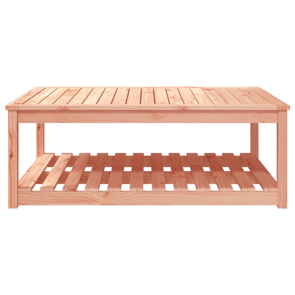 Mesa De Jardín Madera Maciza Abeto De Douglas 121X82,5X45 Cm