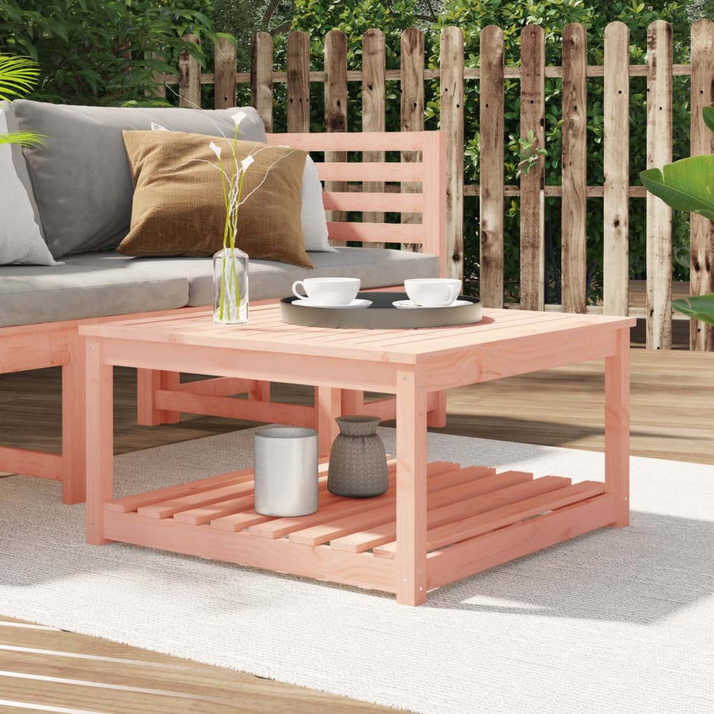 Mesa De Jardín Madera Maciza Abeto De Douglas 121X82,5X45 Cm