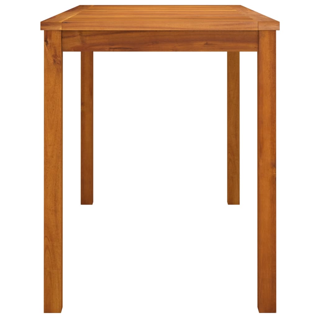 Mesa De Jardín Madera Maciza De Acacia 110X55X67 Cm