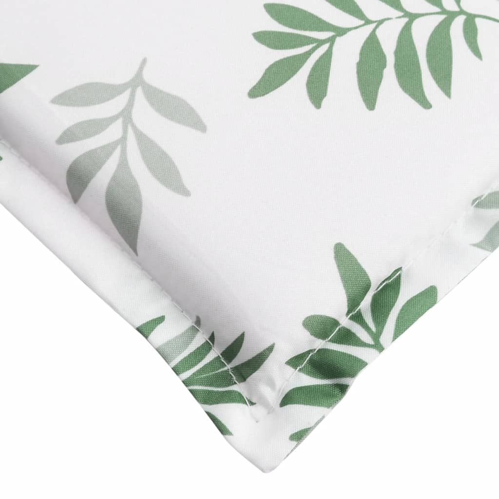 Cojín De Tumbona Tela Oxford Estampado De Hojas