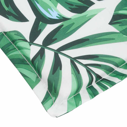 Cojín De Tumbona Patrón De Hoja 200 X 70 X 3 Cm Tela Oxford