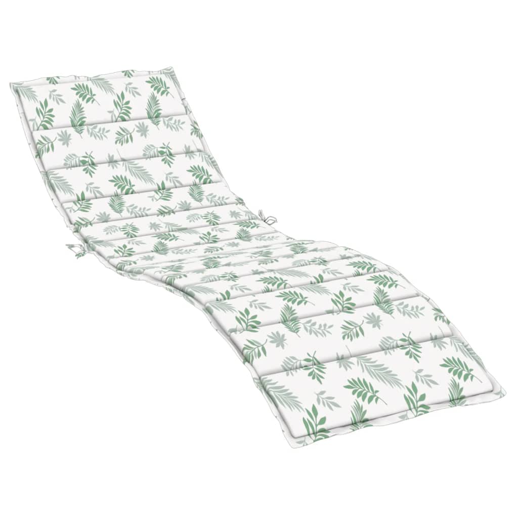 Cojín De Tumbona Tela Oxford Estampado De Hojas