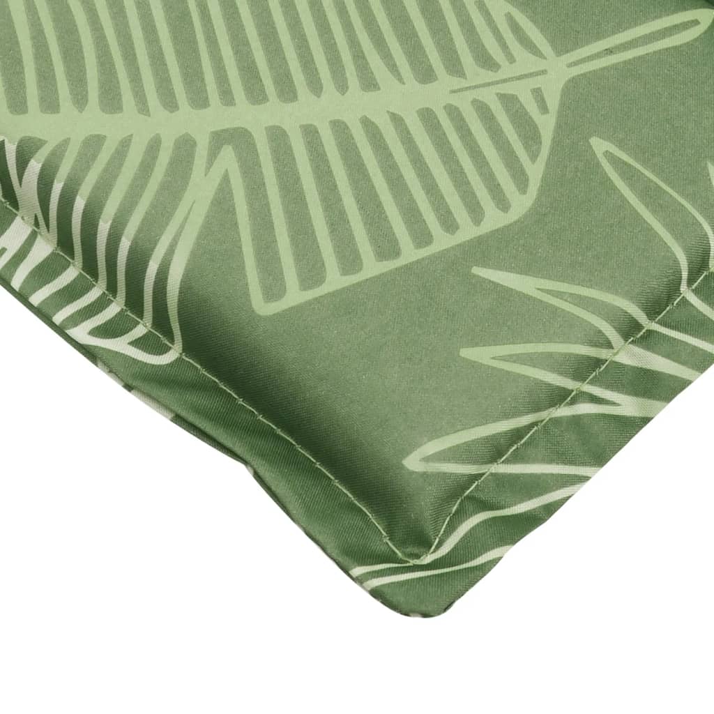 Cojín De Tumbona Tela Oxford Estampado De Hojas
