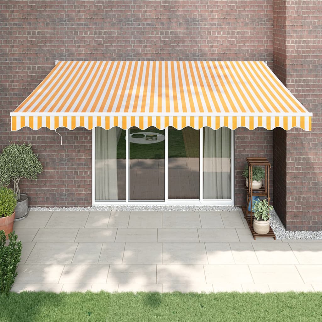 Toldo Retráctil Aluminio Y Tela Gris Antracita