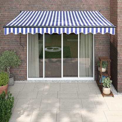 Toldo Retráctil Aluminio Y Tela Gris Antracita