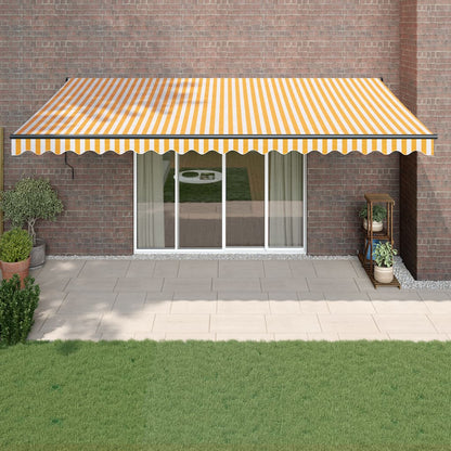 Toldo Retráctil Aluminio Y Tela Gris Antracita
