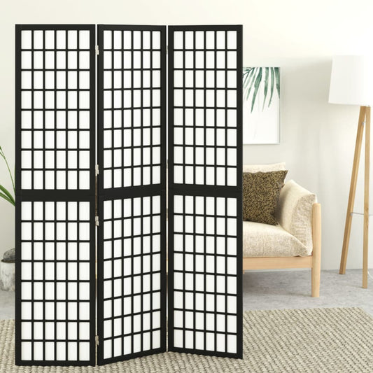 Biombo Plegable Con 3 Paneles Estilo Japonés