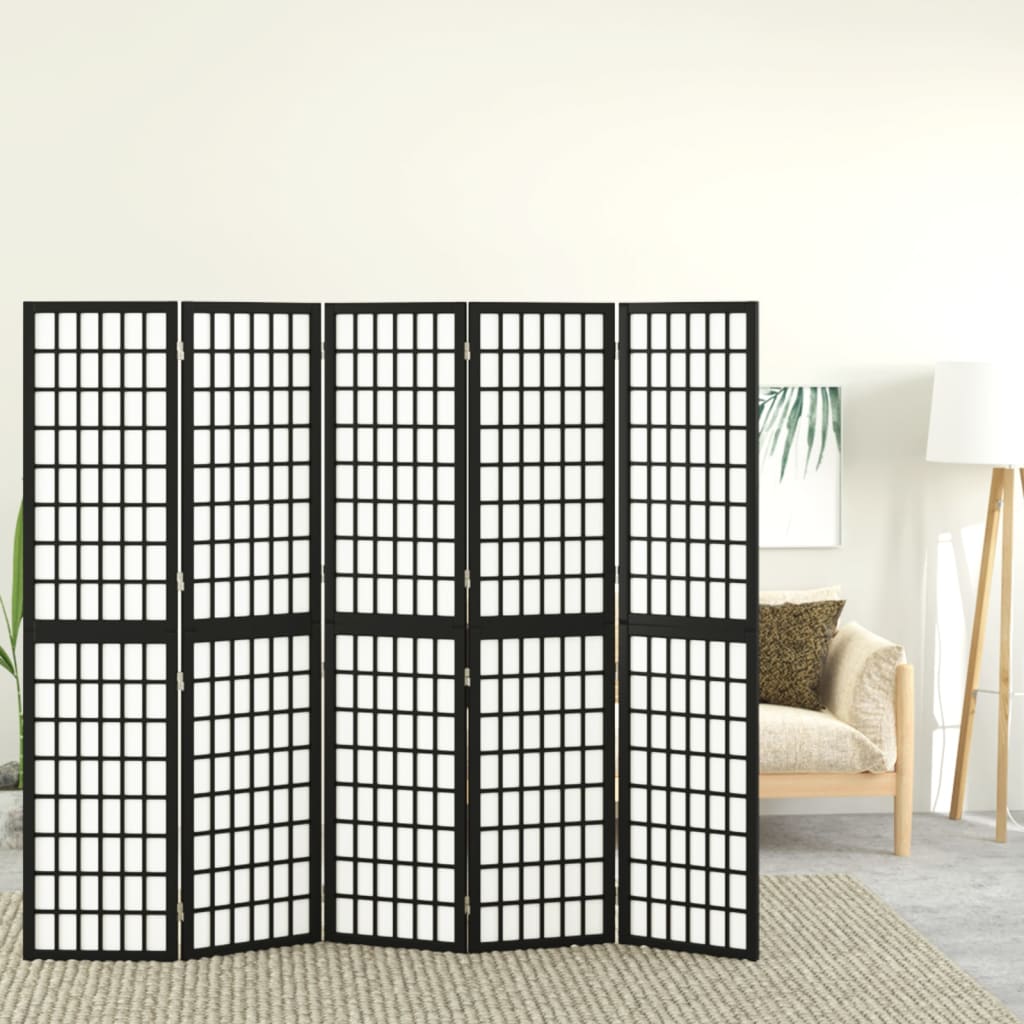 Biombo Plegable Con 3 Paneles Estilo Japonés
