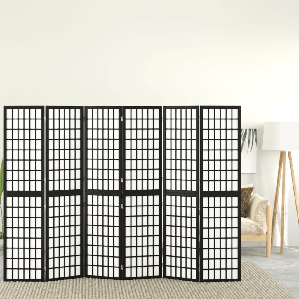 Biombo Plegable Con 3 Paneles Estilo Japonés