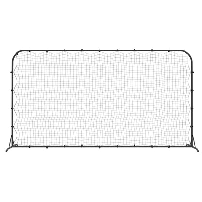 Red De Rebote De Fútbol Hdpe Negrp 366X90X183 Cm