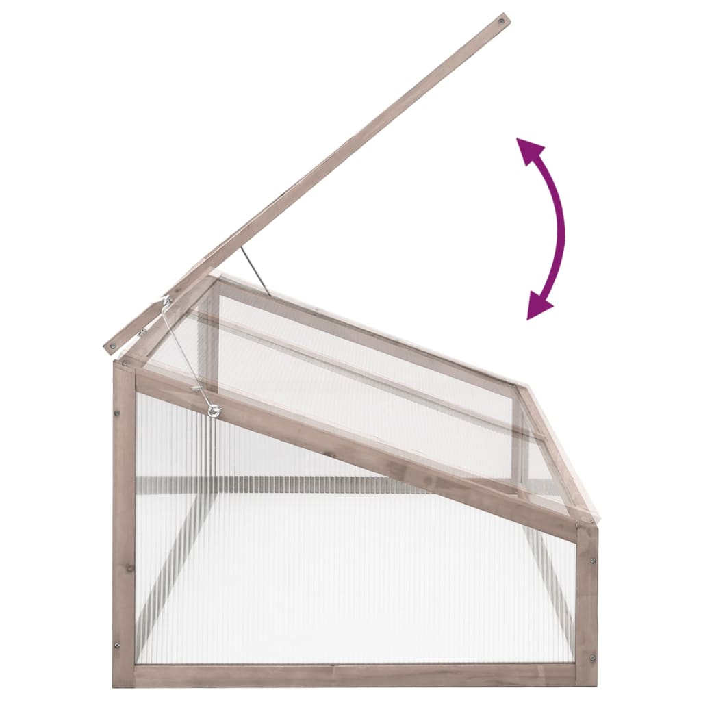 Invernadero Madera De Abeto 110X56X39 Cm