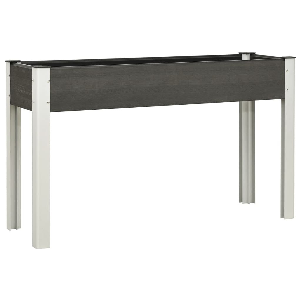 Mesa De Cultivo Para Jardín Wpc Gris