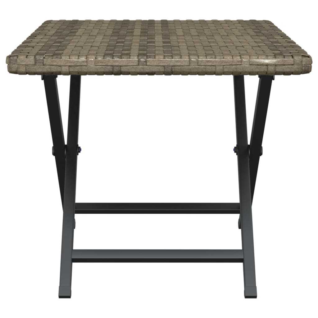 Mesa Plegable Ratán Sintético 45X35X32 Cm