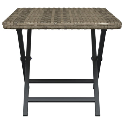 Mesa Plegable Ratán Sintético 45X35X32 Cm